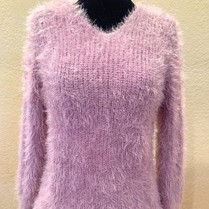 Purple Fuzzy Sweater